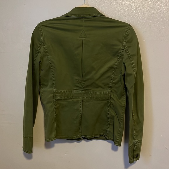 J crew army green light jacket size Small-like new! - Picture 2 of 3